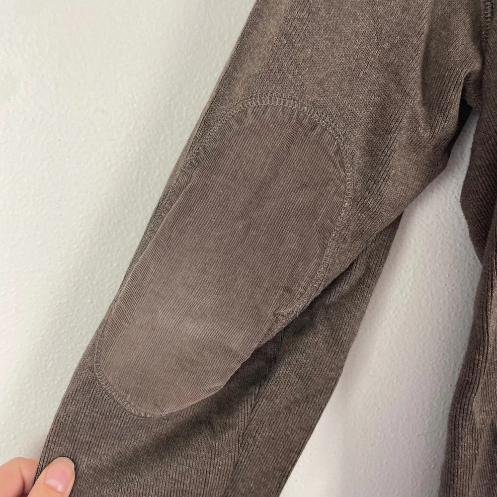 Banana Republic Mens Brown Quarter Zip‎ Long Sleeve Pullover Sweater XL Cotton